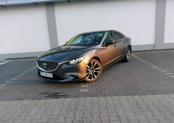 Mazda 6 cena 59800 przebieg: 138000, rok produkcji 2015 z Szamocin małe 46